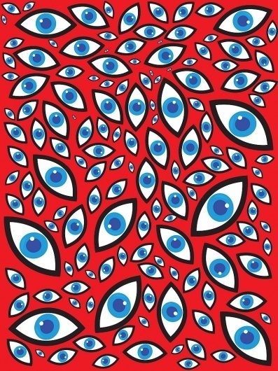 All sizes | Mauvais Oeuil | Flickr - Photo Sharing! #eye #illustration #society