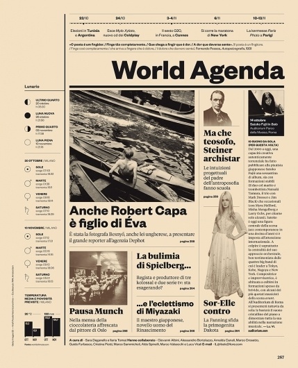 All sizes | IL34 — World Agenda | Flickr - Photo Sharing! #layout #typography