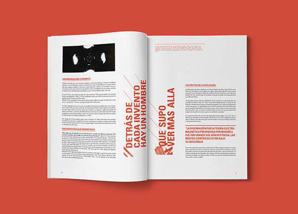 Nikola Tesla / Pressbook. on Behance #magazine