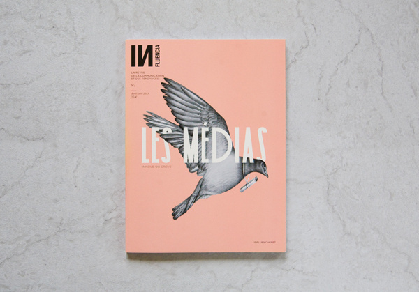 Influencia n°5 on Behance #cover #print #bird #illustration