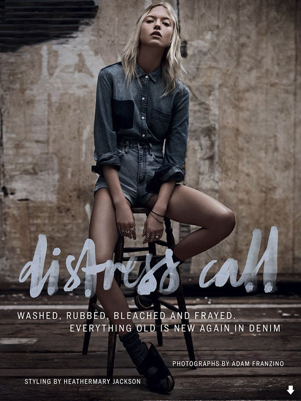 Martha Hunt by Adam Franzino for Elle Australia #photography