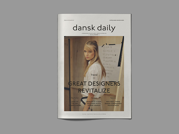 dansk daily cover #cover #print