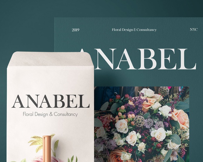 Anabel Branding - Mindsparkle Mag Leandra Rexhepi is the owner of this beautiful project, which consisted in developing the Brand Identity for a Floral Design & Consultancy. #logo #packaging #identity #branding #design #color #photography #graphic #design #gallery #blog #project #mindsparkle #mag #beautiful #portfolio #designer