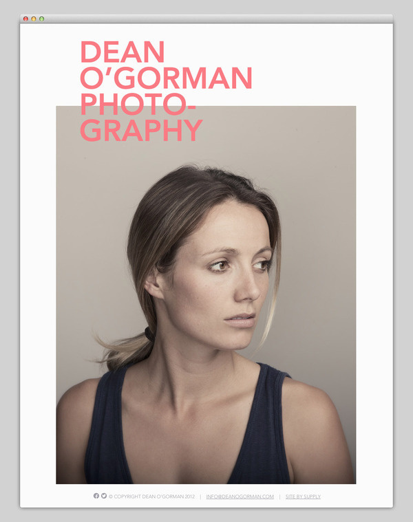 Dean O'Gormans #website #layout #design #web