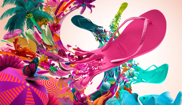 Serial Cut™ Havaianas #serial #digital #cut #art