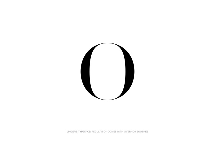 Lingerie Typeface - The Most Advanced Typeface For Fashion And Luxury by Moshik Nadav Typography #Lingerie #Typeface #Fashion #FashionTypogr