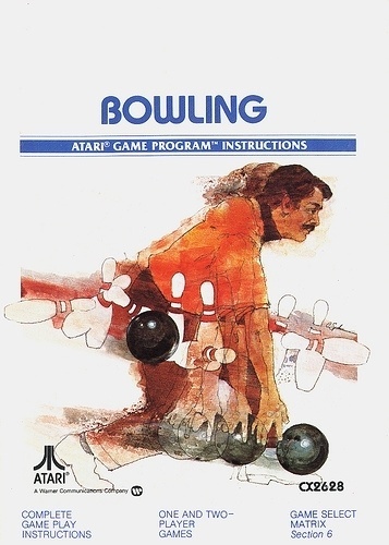 Atari - Bowling | Flickr - Photo Sharing! #games #video #illustration #manual #booklet