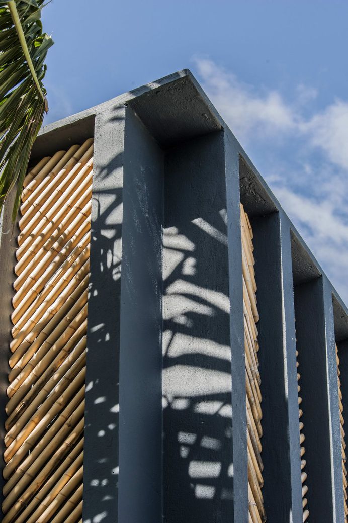 Bamboo House in Rural Brazil by Vilela Florez