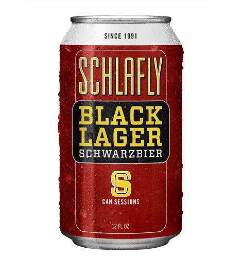Schlafly Session Black Can #packaging #beer #can #label