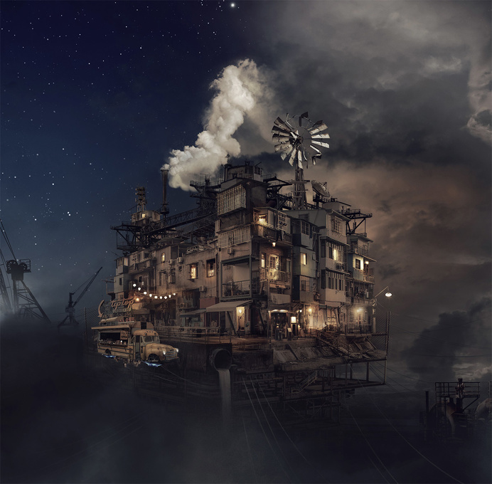 Islands Digitally Composed From Images of Abandoned Sites by Fabio Araujo | Colossal