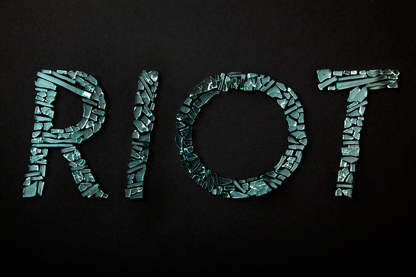 Things Organized Neatly #glass #broken #typography