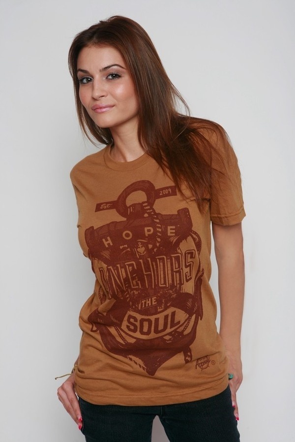 Hope Anchors the Soul #design #clothing #textile #silkscreen