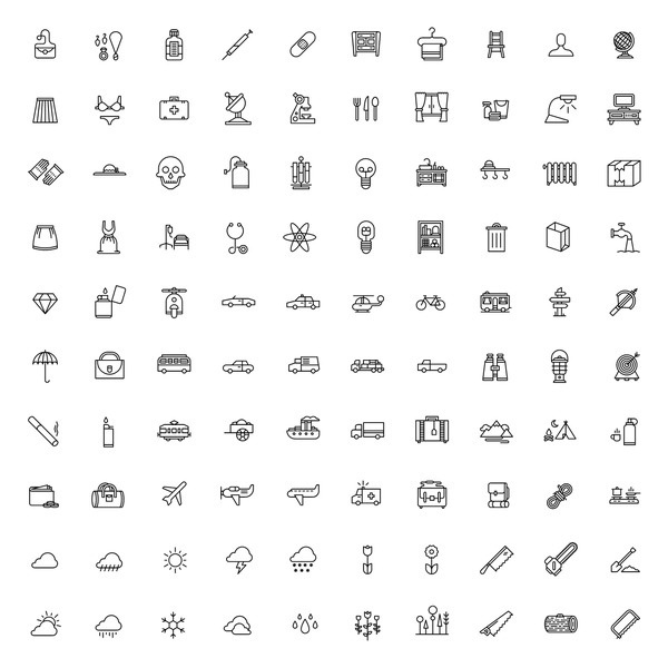 Tim Boelaars — Monicons 1 – 100 icons #icon #vector #icons #set