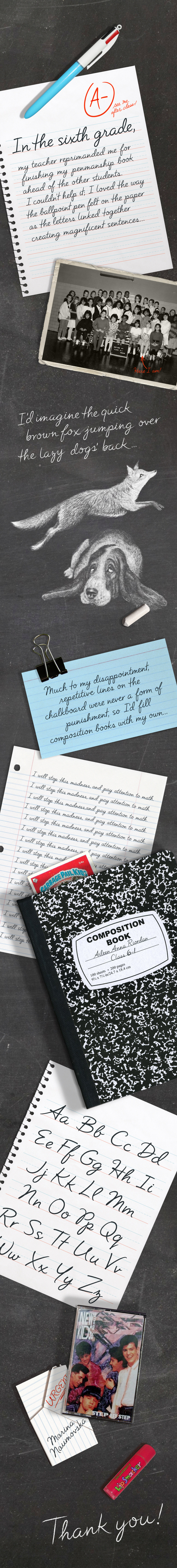 AILEEN TYPE #lesson #typographical #penmanship
