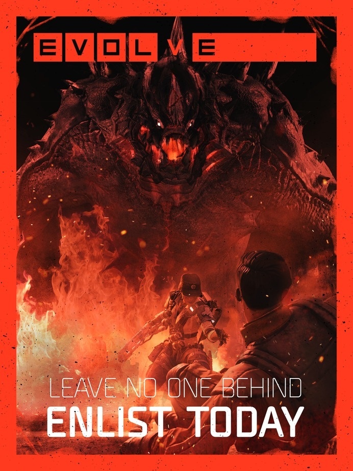 E V O L V E #red #horror #sci #fi #evolve #gaming #evolution #poster #monster #art #action