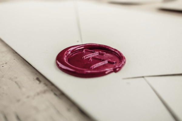 A brand for Tomas and Teresa's wedding. on Behance #wedding #favini crush #sealing wax #invitation #envelope