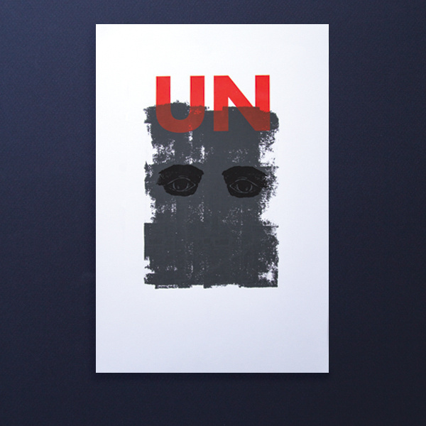 UN #sun #eyes #print #texture #serigraphie #screen #printing #srigraphie