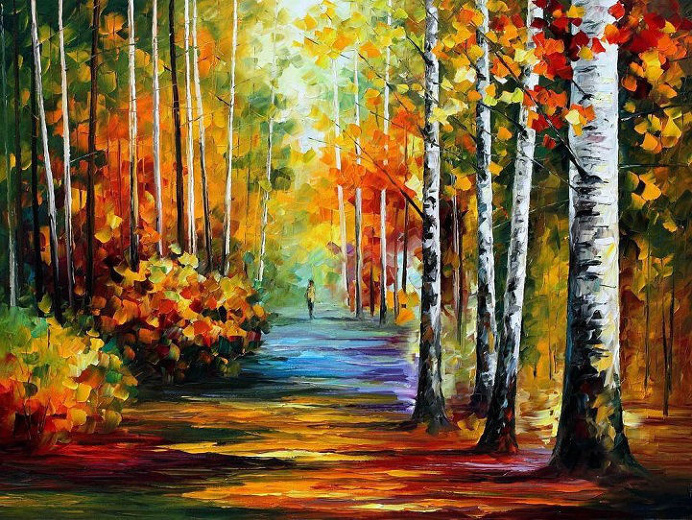 Colorful Oil-Painted Landscapes by Leonid Afremov