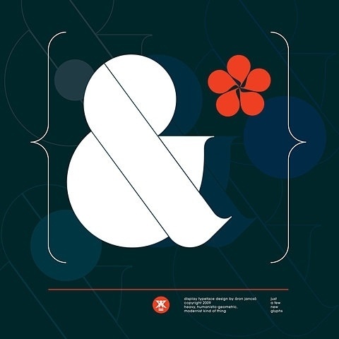 FFFFOUND! | Ogaki typeface on the Behance Network #ampersand #ogaki