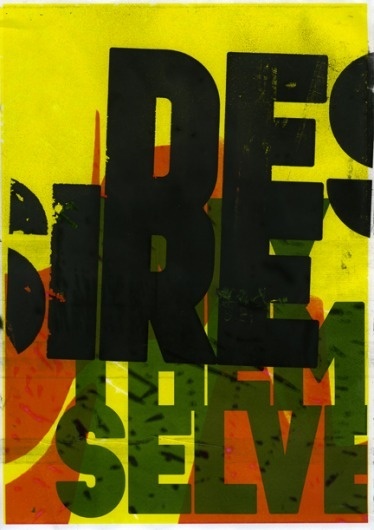 Print-Process / Product / Desire #raw #typography