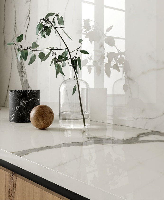 Vanity Ceramic Surfaces Inspired by the Beauty of the Marble - InteriorZine