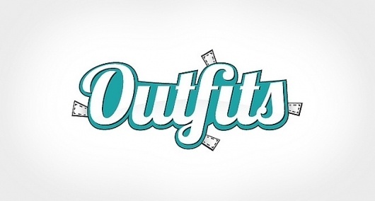 Outfits Logo | Flickr - Photo Sharing! #art #fashion #logo #web #typography