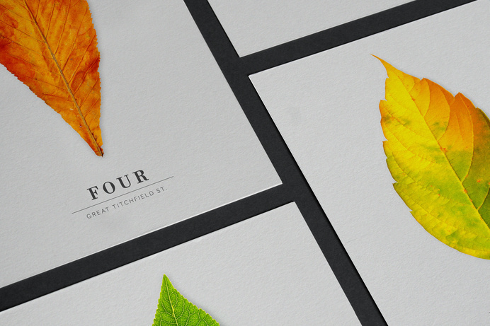 Matthew Hancock / Four Great Titchfield Street #logotype #leaf #design #graphic #marque #brand #identity #logo