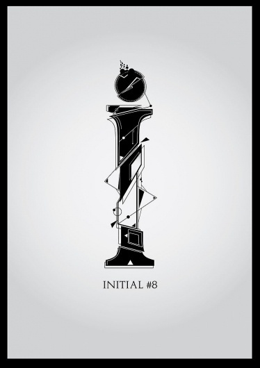 I by ~Osx86 on deviantART #initial #osx86 #shapes #blackwhite