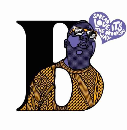 Biggie Tee : Razauno #biggie #illustration #typography