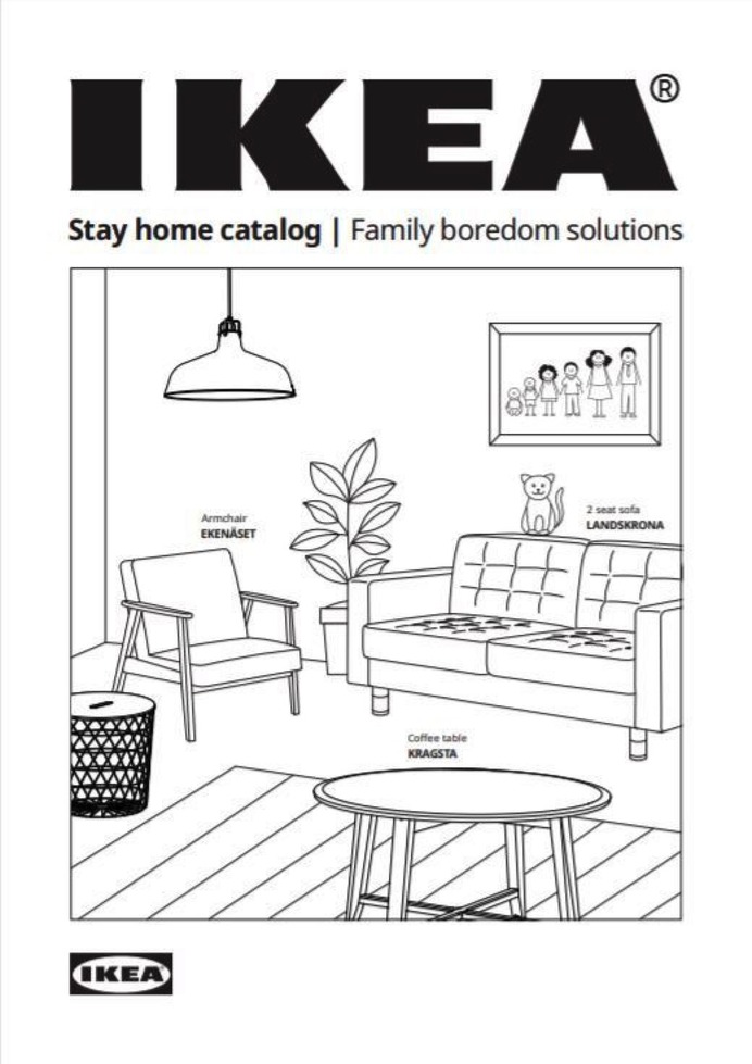 IKEA: IKEA "Stay Home" Catalog - Family Boredom Solutions