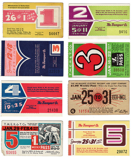 Bus Tickets #vintage