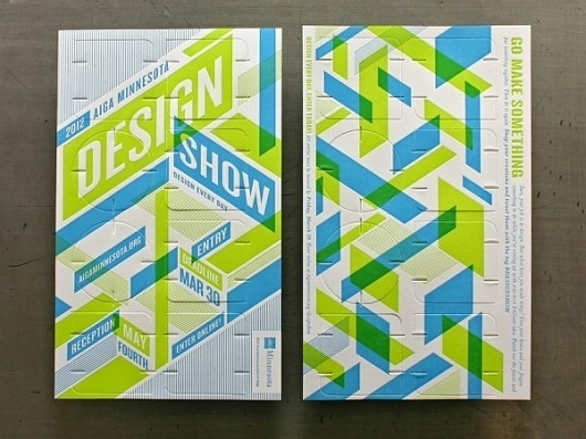 Eight Hour Day » Blog » The Best Thing I Saw Today • March 8, 2012 #die #cut #aiga #poster