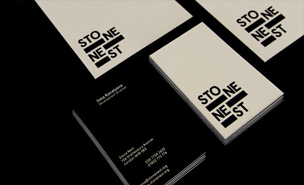 Stationery design - Stone Nest by Ascend Studio #dynamic #stationery #art #contemporary