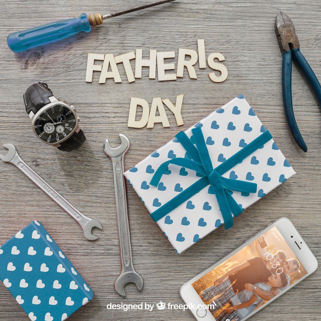 Father's day lettering, gift boxes, smartphone, watch and tools Free Psd. See more inspiration related to Mockup, Love, Gift, Family, Box, Clock, Gift box, Mobile, Celebration, Happy, Gift card, Glasses, Smartphone, Present, Mock up, Tools, Watch, Father, Fathers day, Celebrate, Happy family, Lettering, Dad, Boxes, Parents, Wrench, Up, Day, Lovely, Greeting, Male, Objects, Daddy, Things, Composition, Mock, Fathers, Pliers, June, Masculine, Familiar and Nineteen on Freepik.