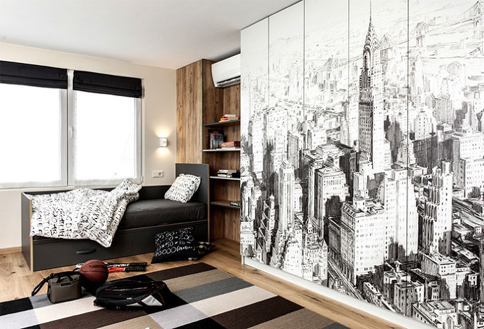 Trendy Urban Apartment by Momi Studio - #decor, #interior, #homedecor, #interiordesign, #kidsroom, #decor, #kidsfurniture