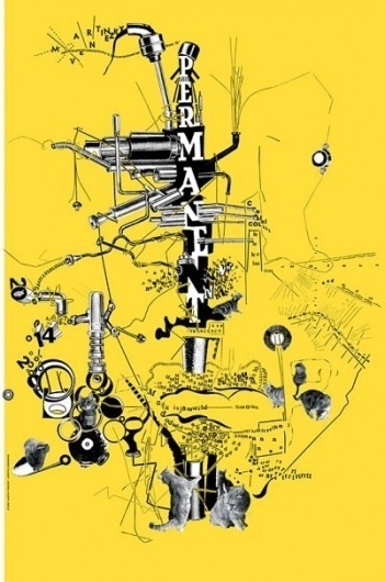 SELECTED POSTERS on the Behance Network #cut #venezky #out #poster #collage #martin #typography