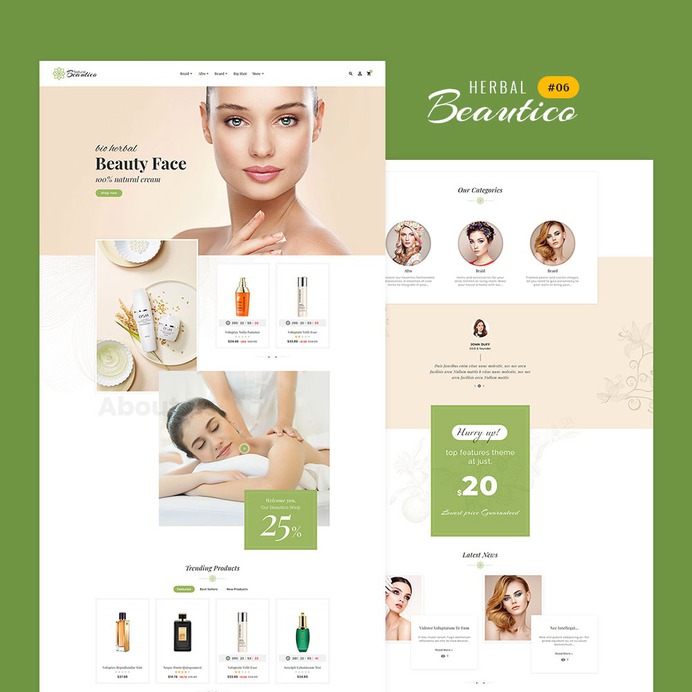 #Beautico - #Beauty & #Cosmetics - #Prestashop #Responsive #Theme | #TemplateTrip #eCommerce #Website #Design #Template