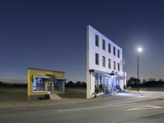 Facades: Surreal Scenes of Isolated Buildings by Zacharie Gaudrillot-Roy
