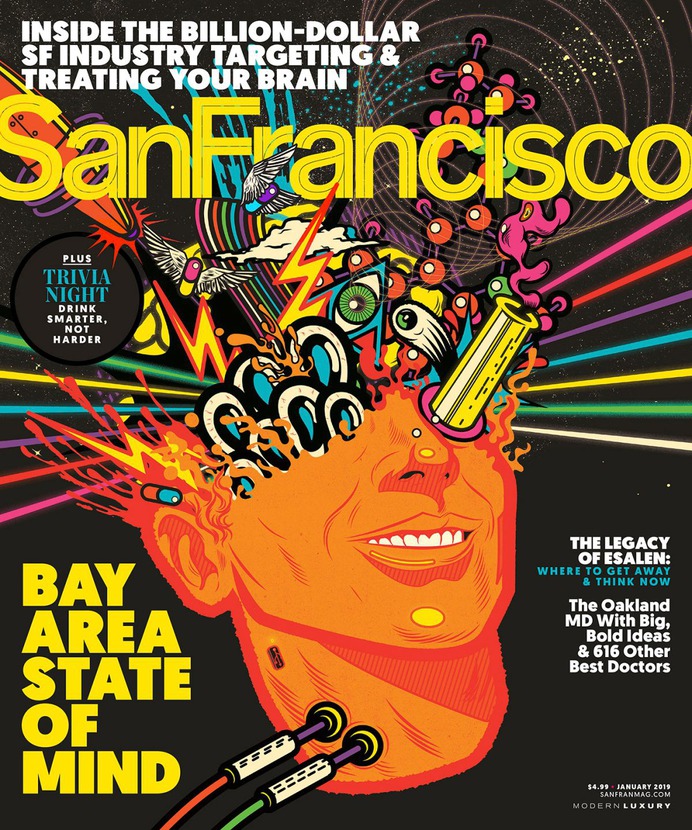 Mind Games (San Francisco Magazine. Dec., 2018)
