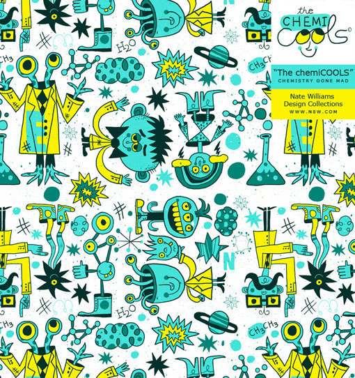 natewilliams_chemicools_02 #chemicools #design #graphic #illustration #typography