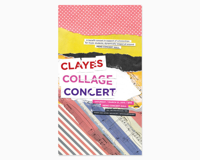 Concert Poster #paper #collage #music #poster