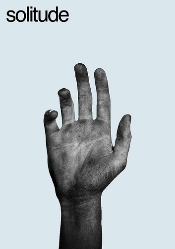 Solitude | Flickr - Photo Sharing! #solitude #design #graphic #hand