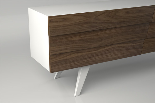 Mid-century sideboard in a modern interpretation. #sideboard #tarform