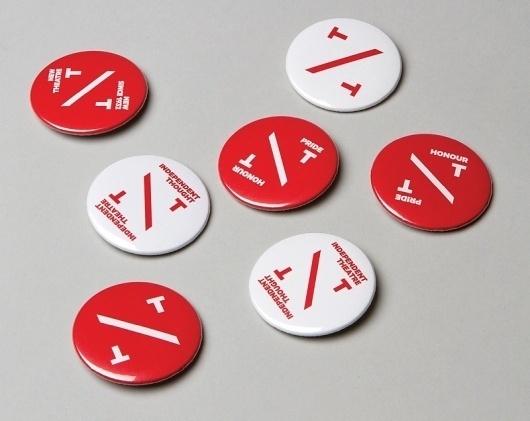 Klim Type Foundry - New Theatre #badge #white #red #theatre #new