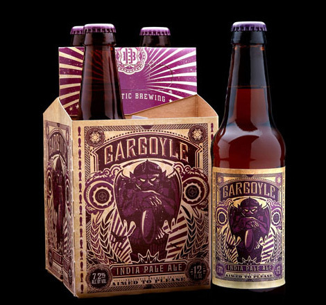 Ballistic Brewing Gargoyle IPA #packaging #beer #label #bottle