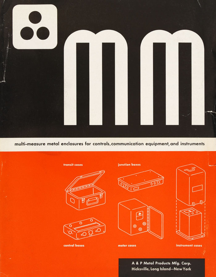 The cover of a catalog for 'Multi-Measure Metal Enclosures' #print