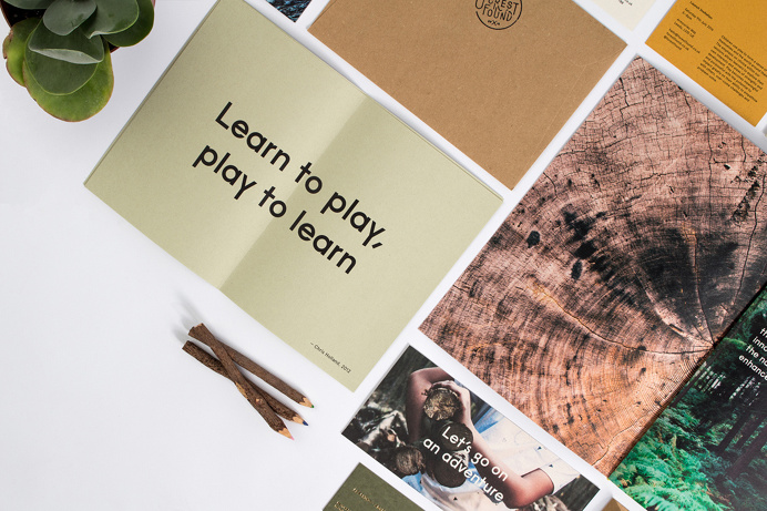 Forest Found brand identity nature natural tree ecological eco branding green brow beautiful minimal mindsparkle mag inspire inspiration www