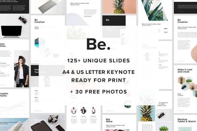 A4 Vertical Keynote +30 Free Photos #presentation #template #vertical #ebook #keynote #design #modern #minimal #design