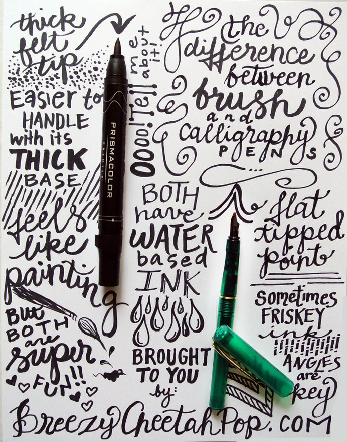 Pen Tips for Great Handwriting #type #lettering #hand #typography