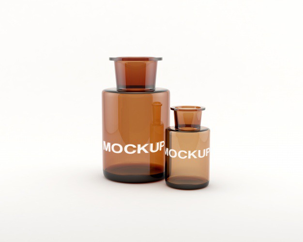 Bottles mock up design Free Psd. See more inspiration related to Mockup, Design, Template, Web, Website, Bottle, Mock up, Templates, Website template, Mockups, Up, Web template, Realistic, Bottles, Real, Web templates, Mock ups, Mock and Ups on Freepik.